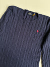 Polo Ralph Lauren Cable Knit Sweater – Navy (S)