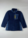 Adidas Sherpa Fleece Jacket — Navy (M)