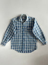 Levi’s Indigo Plaid Flannel Shirt (Hard Cotton) (M/L)