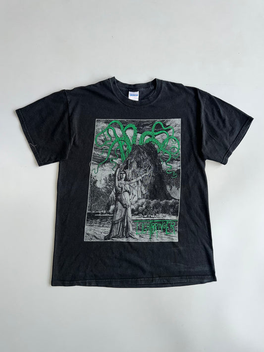 Lightbringer Graphic Tee Vintage Black Gothic Occult Print T-Shirt” (M)