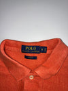 Polo Ralph Lauren Orange Heather Long Sleeve Pique Polo (Slim Fit) – (XS)