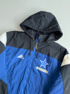 Vintage 90s Apex One Dallas Cowboys Hooded Puffer Jacket (XL)