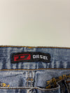 Diesel Embroidered Patch Jeans – Light Wash, Y2K(W:32) (L:44)