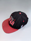Mitchell & Ness Chicago Bulls | NBA Hardwood Classics Pinstripe | Snapback Cap (Adjustable)