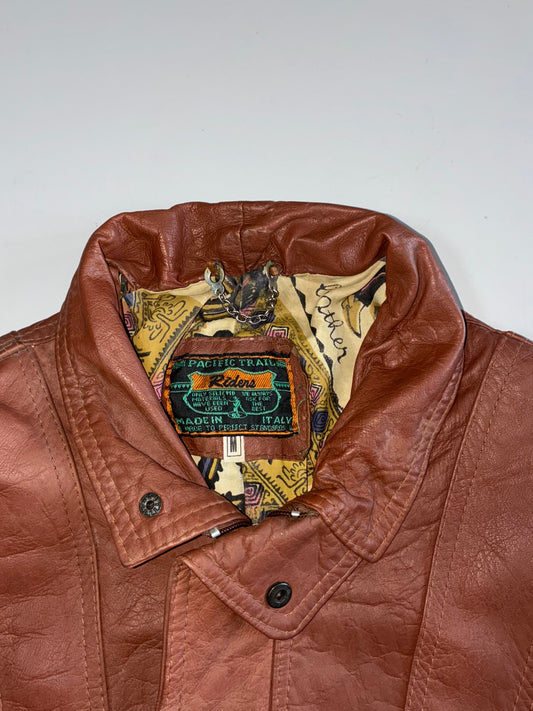 Vintage Premium Original Pure Leather Jacket (L/XL)