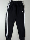Vintage Adidas Black Three Stripe Jogger Track Pants (W:24) (L:38)