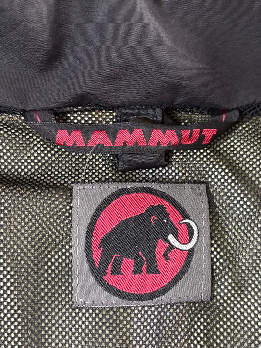 Mammut Vintage Blue & Black Colorblock GORE-TEX Hooded Ski/Mountain Jacket (XL/2XL)