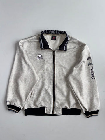 Kappa Sport Grey Zip-Up Sweat Jacket (Xl)