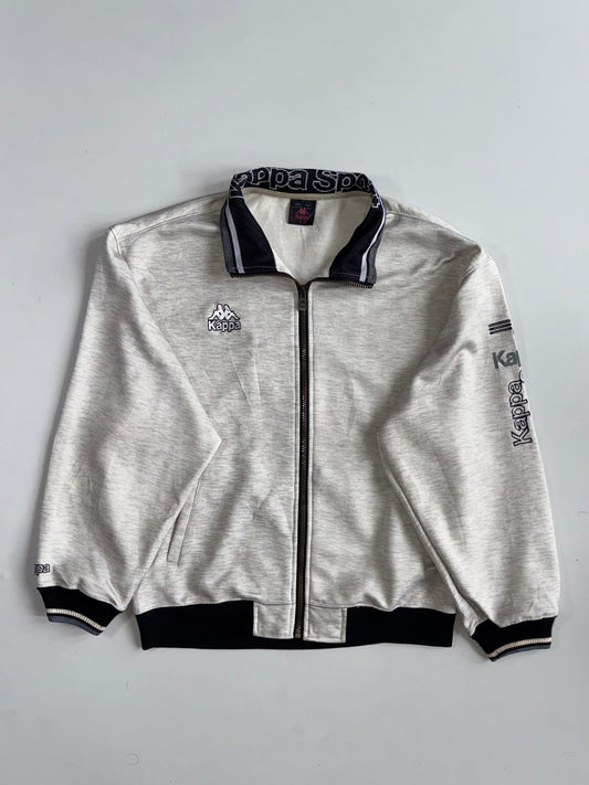 Kappa Sport Grey Zip-Up Sweat Jacket (Xl)