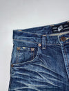 Bobson Jeans Distressed Whisker Wash Denim (W:32|L:44)