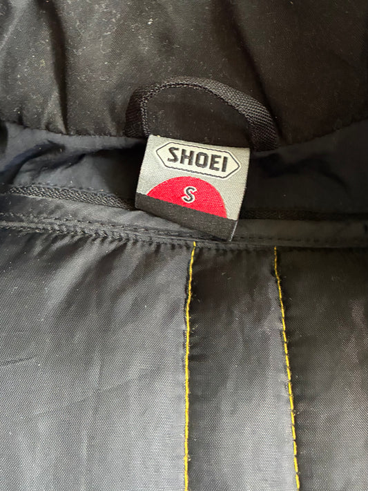 Vintage Shoei Cordura Motorcycle Riding Jacket – Black & Red (S)