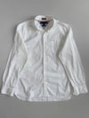 Tommy Hilfiger White 2-Ply Custom Fit Shirt (Xl)