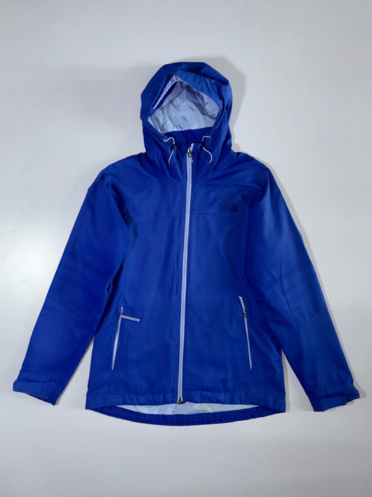The North Face Women’s Blue Hooded Rain Jacket Size (M)