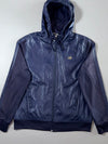 Vintage New Balance Navy Blue Hooded Zip-Up Jacket (S)