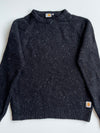 Carhartt WIP Black Speckled Knit Crewneck Sweater (S)