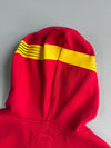 West49 Ninja Full Zip Up Hoodie | Red | (S)