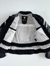 REV’IT! Black Genuine Leather Armoured Café Racer Jacket (S)
