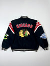 Vintage NHL Chicago Blackhawks JH Design Varsity Bomber Jacket (Xl/2Xl)