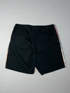 Vintage Fila Black Nylon Track Shorts (W:34) (L:20)