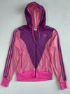 Adidas Originals Trefoil Hooded Track Jacket – Purple/Pink (S)