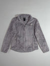 The North Face Osito Fleece Jacket  Grey Fuzzy Full-Zip Women’s (S)