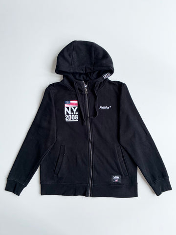 Feltics x General Idea New York N.Y. 2008 Black Zip Hoodie (S)