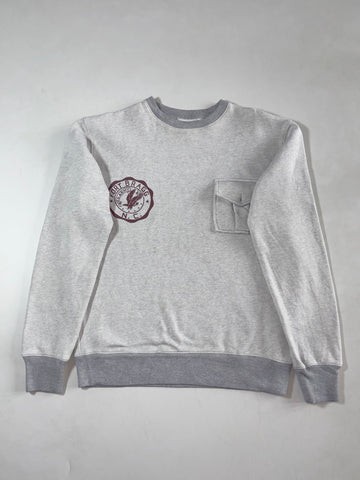 Vintage RRL Ralph Lauren Grey Fort Bragg Army Sweatshirt (M)