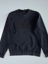 Adidas Tonal Big Logo Crewneck
Sweatshirt in Black (S/M)