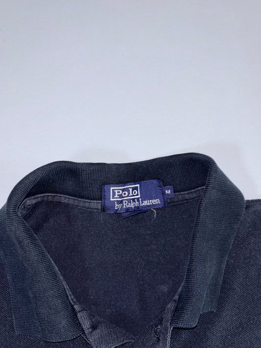 Polo Ralph Lauren Black Multi Player Polo Gold Embroidery (L)