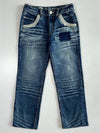 Big Train Osaka Street Wave-Embroidered Jeans (W:32|L:40)