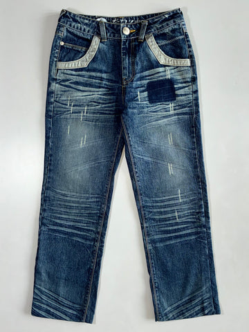 Big Train Osaka Street Wave-Embroidered Jeans (W:32|L:40)