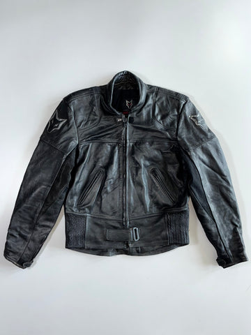 Wolf Spirit Armoured Leather Moto Jacket (M)