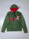 Energie Y2K Graphic Zip Hoodie Green (M/L)