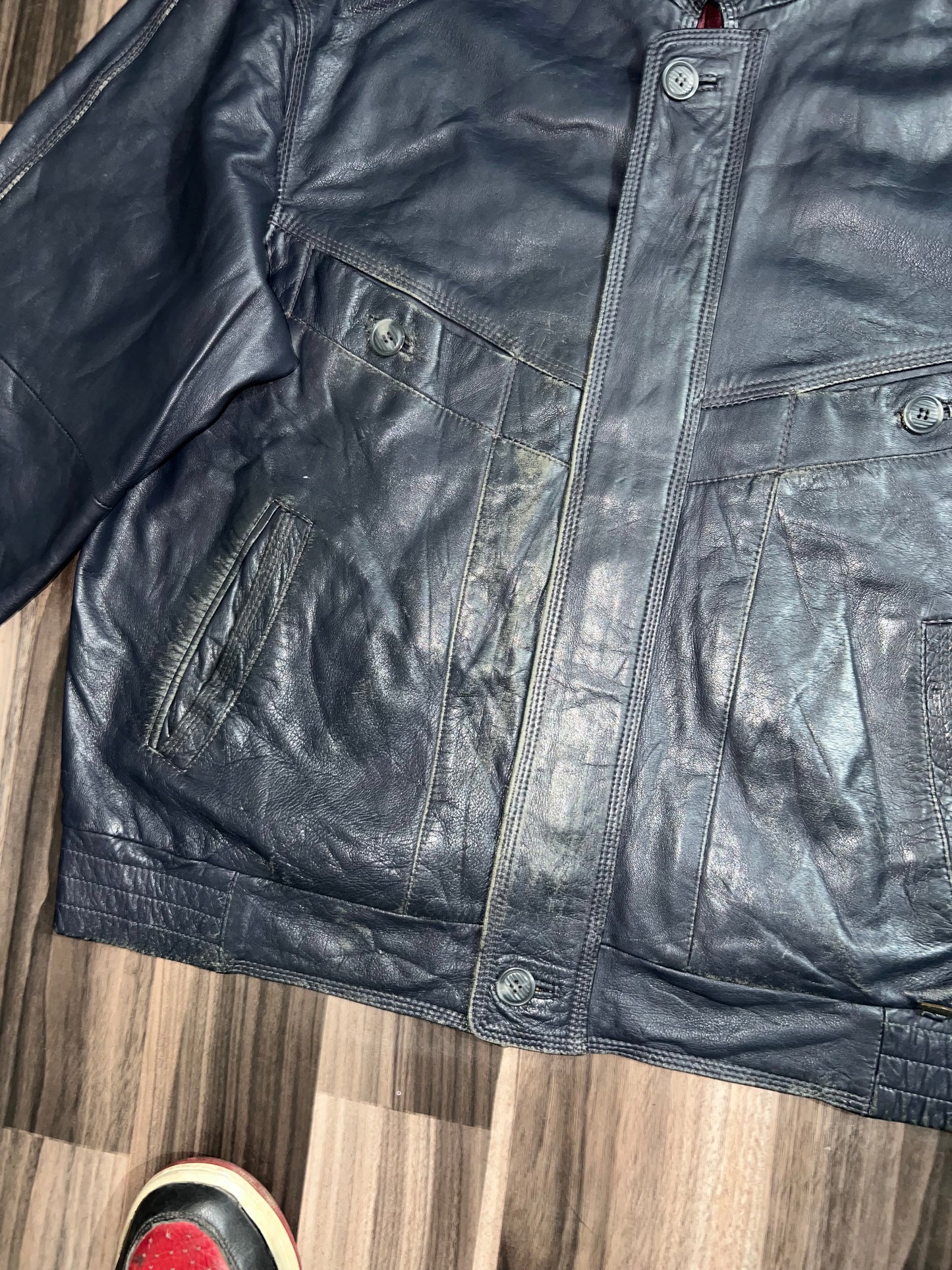 A b Super Premium Original Leather (LeatherColour Fad-ding (XL)