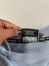 Wrung Street Life Puff Logo Baby Blue Sweatshirt – (XL)