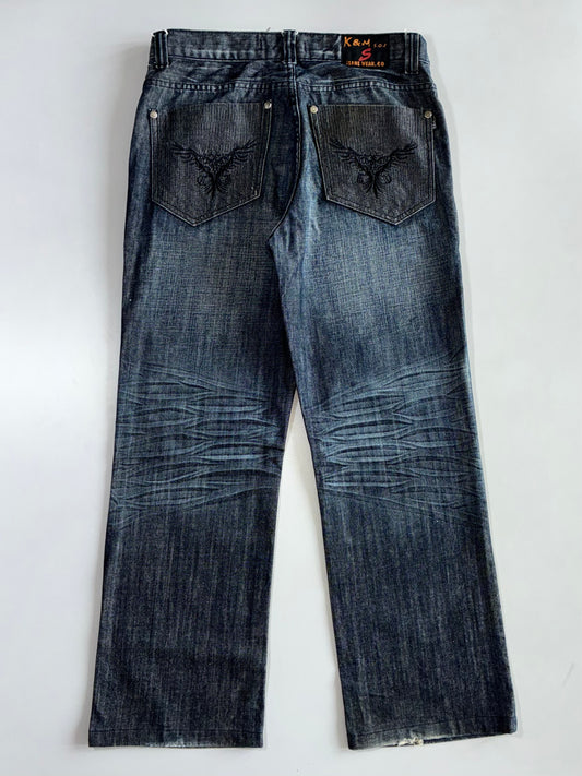 K&M S.O.J. Y2K Baggy Jeans (W:34 |L:40)