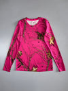 Mossy Oak Pink Camo Long Sleeve Tee (S)