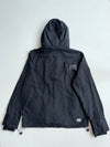 Vintage Superdry Black Grey Fleece Lined Windcheater Jacket (XL)