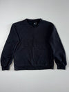 Adidas Black Tonal Big Logo Embroidered Sweatshirt  (S)