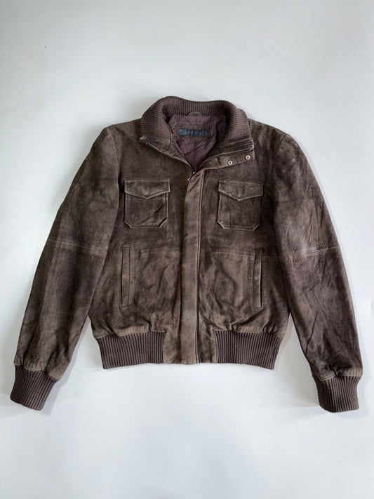 Massimo Reecch Original Pure Sued Leather Jacket (M)