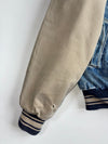 Vintage 90s Carhartt JQ0198 Santa Fe Denim Baseball Jacket – Darkstone (2Xl/3Xl)