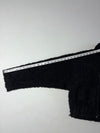 Vintage Nike Black Cropped Sherpa Zip-Up Jacket Women’s (S)