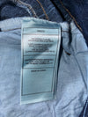 Majestic MLB Cooperstown Navy Pinstripe Denim Shorts (W:34) (L:25)