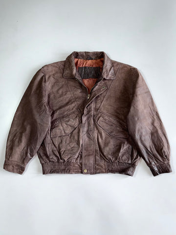 Premium Original Leather Jacket  (L)