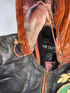 Pelle Pelle Marc Buchanan Baseball Soda Club Champions Leather Hooded Varsity Bomber (Detechable Arms & Hood)(XL)