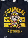 StayReal | Black Monkey King Graphic Hoodie (S)