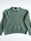 Polo Ralph Lauren Sage Green Italian Yarn Crewneck Sweater (XS)