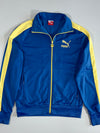 Puma T7 Archive Logo Track Jacket – Royal Blue/Yellow (S)