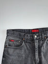 Lee Cooper Faded Black Straight Jeans (W:32|L:38)