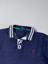 Polo Ralph Lauren Cotton Slim Fit Piqué Polo Shirt – Navy Blue (2XL)